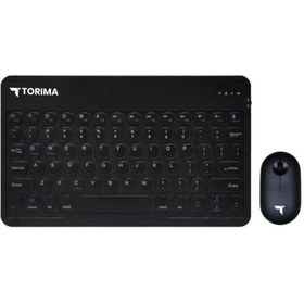 Resim Torima Tmk-08 Kablosuz Bluetooth Klavye Ve Mouse Seti – Akıllı Tv Ve Mobil Cihazlarla Mükemmel Uyuml 
