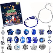 Resim Advent Takvimi Bilezik Takı Noel Çocuk Hediyesi 24 Gün 