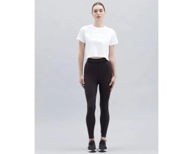 Resim Skechers W Graphic Tee Shiny Logo T-Shirt Kadın Beyaz Tshirt S221460-102 