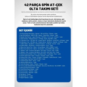 Resim Normadia Spin At-Çek Olta Takımı, 42 Parça, 1.50MT, 10-30GR, Çok Yönlü 