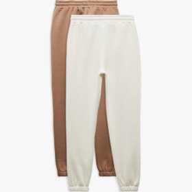 Resim Koton Üç İplik Şardonlu Cepli 2'li Jogger Eşofman Altı Seti Multıcolor 6wal40051ık Mavi 