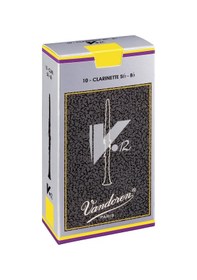 Resim Vandoren Cr1925 V12 Bb Klarnet Kamışı No: 2.5 Orta Seviye/profesyonel - 10'lu Kutu Gelişmiş Öğrenciler İçin İdeal, Gümüş Kutu Ve Zengin Harmonikler 