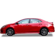 Resim Toyota Corolla Uyumlu 2012-2016 Yan Marşpiyel Seti Plastik 