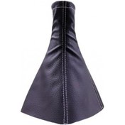 Resim Renault Clio 5 2020 Ve Sonrası Uyumlu Vites Körüğü Siyah Deri Siyah Dikiş 