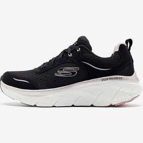 Resim Skechers D'lux Walker 2.0 Kadın Siyah Spor Ayakkabı (150103-BKRG) 