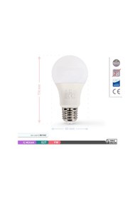 Resim Ack 9w Led Ampul 6500k Beyaz Işık E27 6'lı Eko Paket 