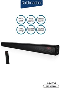 Resim GoldMaster Sb-1110 Hoparlörlü Soundbar 