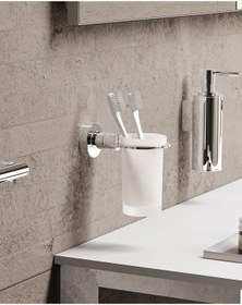 Resim Tecno Diş Fırçalık - Krom Krom 