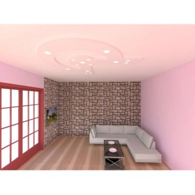 Resim Motifpiyer Motifli Tavan Göbegi LED Spotlu Tmg -Düz-14 Cap 160CM 