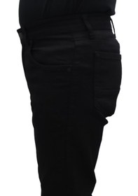 Resim Hacker Denim Hacker Dmctekstil Erkek Siyah Y804 Yüksek Bel Rahat Kesim Boru Paça Jean Pantolon 