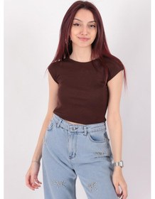 Resim Busem S0015601 Kadın Bluz Acı Kahve 