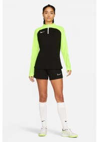 Resim Nike W Nk Df Acdpr Dril Top K Dh9246-010 Siyah Yeşil Kadın Antrenman Eşofman Üstü 001 