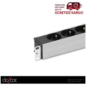 Resim Dorax 6'Lı Schuko Kabinet Grup Prizi (Pdu) 16A Sigortalı 