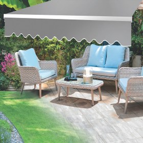 Resim Sunfun Polyester Tente Açık Gri 300x200 cm 