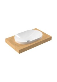 Resim Serel Sapphire Tezgah Üstü Gömme Lavabo 40 x 60 Sp33D x s110H 