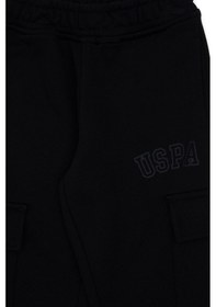 Resim U.S. Polo Assn. Kız Çocuk Siyah Cep Detaylı Parlak Baskılı Eşofman Altı 50316892-VR046 