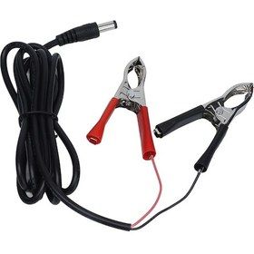 Resim Gajeena 12v-24v 50w Akü Şarj Kablosu, Bakır Tel, Pvc Isıl Dayanıklı, 1.5m Uzunluk, 2a Akım, 5.5x2.5mm Dc Plug, Tutkun Klem İle İyi Temas 