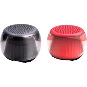 Resim Reedark Velev M07 Tws Bluetooth Hoparlör, Rgb Ritim Işığı, Stereo Ses, 10m Mesafe, 11 Saat Çalışma Süresi - Siyah+kırmızı 