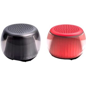 Resim Reedark Velev M07 Tws Bluetooth Hoparlör, Rgb Ritim Işığı, Stereo Ses, 10m Mesafe, 11 Saat Çalışma Süresi - Siyah+kırmızı 