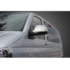 Resim Karva Kolaylı Spider Volkswagen T5 Transporter (03-10) Ayna Kapağı 2 Parça Abs Krom 