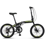 Resim 2037 FOLDING-2D KATLANIR BİSİKLET 20 JANT 6 VİTES BLACK ANTRACİTE GOLD 