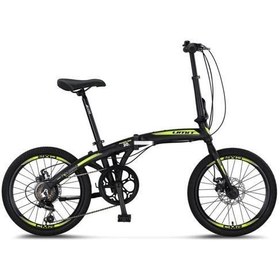 Resim 2037 FOLDING-2D KATLANIR BİSİKLET 20 JANT 6 VİTES BLACK ANTRACİTE GOLD 