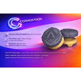 Resim Cosmostech Kontrolfreek Apex Legends Performans Thumbstick Xbox One & Xbox Series x Uyumlu – 2’li Yüksek Katlı Hibrit Analog Grip 
