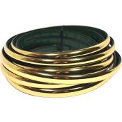 Resim Trend Garaj Gold Altın Yapışkanlı Nikelaj Tampon Panjur Şeridi 9 mm - 5 M 