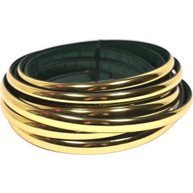 Resim Trend Garaj Gold Altın Yapışkanlı Nikelaj Tampon Panjur Şeridi 9 mm - 5 M 