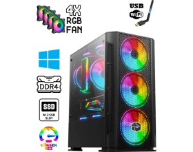 Resim Zeiron Power RX20 Intel Core I5-9400F 16 GB Ram 256GB M.2 SSD + 1tb HDD 8gb 256BIT RX580 Oyuncu Masaüstü Bilgisayar 