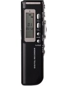 Resim Uzun Süreli Kayıt Yapabilen Hd Ses Kalitesine Sahip Akıllı Dijital Ses Kayıt Cihazı, 8gb Hafıza, Konferans Ve Ders Kaydı İçin İdeal - Siyah 