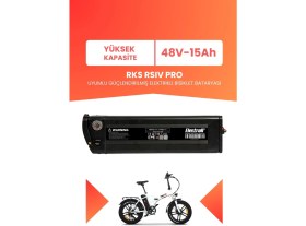 Resim Rks Rsıv Pro Uyumlu 48V 15AH (Yüksek Kapasite) Güçlendirilmiş Elektrikli Bisiklet Bataryası 