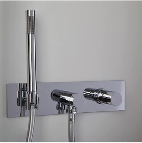 Resim Bonomi Tepe Duşlu Duş Sistemi Krom 