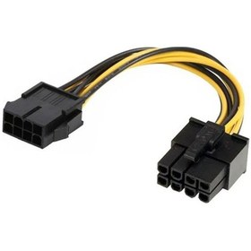 Resim 8 Pin Eps-12v Erkek - 8 Pin Dişi Pcı E Cpu Güç Uzatma Kablosu 30 Cm 