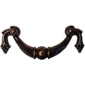 Resim Dekoratif Zamak Üzümlü Kulp - 64mm, Eskitme, 100 Adet 