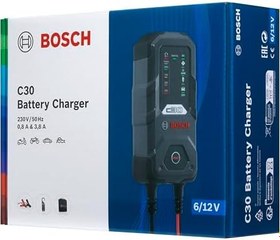 Resim BOSCH C30 6V &12V Akü Şarj Cihazı 