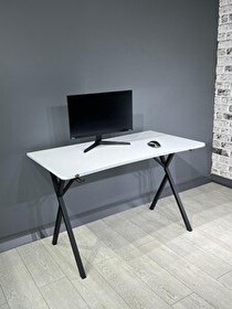 Resim Hey Modüler Mobilya Heygaming2 Profesyonel Oyuncu Masası Beyaz Siyah 110 CM 