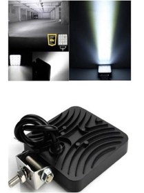 Resim MİRCAR Kare Off Road Iş Makinesi Kamyon Traktör Projektör Çalışma Ve Sis Lambası 16 Led 48 W 