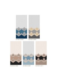 Resim Fon Perde Brillant Liva Artus Desen Gölgeli Dijital Baskı Bej 