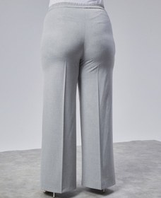 Resim Poly Viscose Full Lycra Beli̇ Lasti̇kli̇ Battal Pantolon - A.Gri / 52 