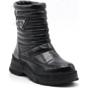 Resim Duygushoesbag Kadın Kırışık Rugan Caprito Kar Botu 