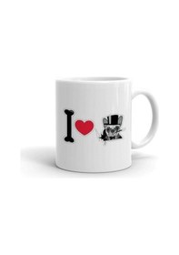 Resim I Love Dogs Baskılı Kupa Beyaz 