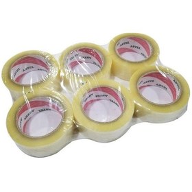 Resim Astel Koli Bandı 45 X 100 Metre Şeffaf Koli Bant 6'Lı Paket (474875273) 