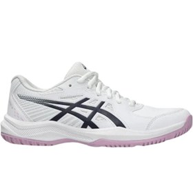 Resim Asics Court Slide 4 Kadın Beyaz Tenis Ayakkabısı 
