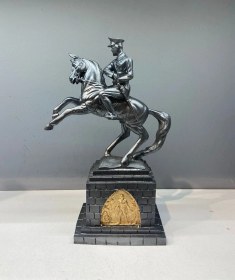 Resim Dekoratif Polyester Atatürk Onur Anıtı Heykeli Koyu Gri 