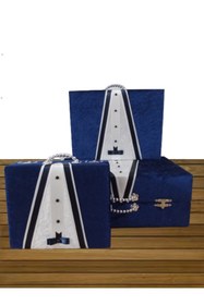 Resim Sonem Çeyiz Çeyiz Sandık Gelin Damat Çanta Bohça Kutusu 3lü 0556 