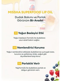 Resim Missha Super Food Lip Oil Honey Yoğun Nemlendirici Ballı Dudak Bakım Yağı 5.2 G 