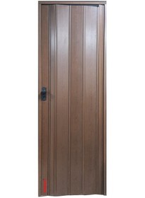 Resim Penguen Akordiyon Kapı Ceviz Camsız En 0-72 Cm Arası Boy 220 Cm 