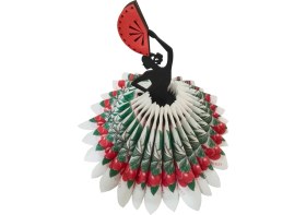 Resim ProBest Design Dans Eden Kadın Ahşap Peçetelik 