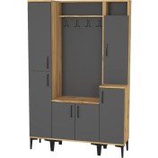 Resim Kalender Dekor Rose-1-2-3 RS06 Portmanto Vestiyer Ayakkabılık 